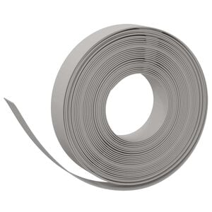 vidaXL Gartenumrandung 25 m 10 cm PE Grau
