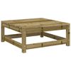 vidaXL Gartenhocker 70x70x30 cm Kiefernholz Impr&auml;gniert