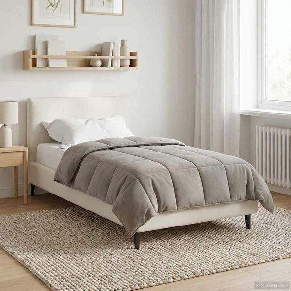 vidaXL Sommerdecke Rosa 135 x 200 cm Mikrofaser und Teddy-Fleece