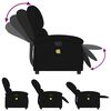 vidaXL Massage-Relaxsessel, schwarzer Samt