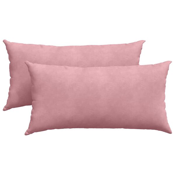 vidaXL Sofakissen 2 St&uuml;ck Rosa 80 x 40 cm Cordstoff