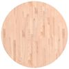 vidaXL Tischplatte &Oslash;90x1,5 cm Rund Massivholz Buche