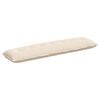 vidaXL R&uuml;cken Kissen Beige 200 x 50 cm Mikrofaserstoff
