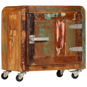 vidaXL Nachttisch 50x30x50 cm Altholz Massiv