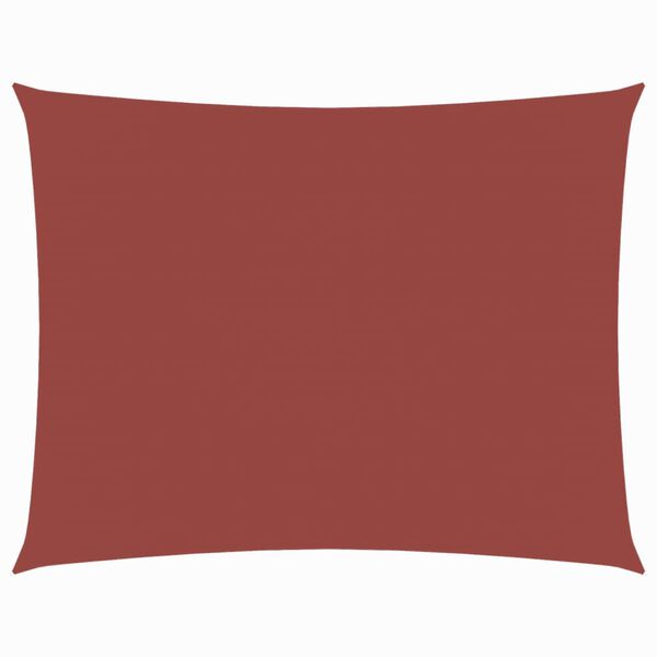 vidaXL Sonnensegel Oxford-Gewebe Rechteckig 4x5 m Terrakotta-Rot