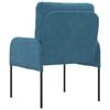 vidaXL Sofas mit Kissen 55cm Blau Sperrholz