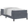 vidaXL Bettrahmen Dunkelgrau 80 x 200 cm Stoff