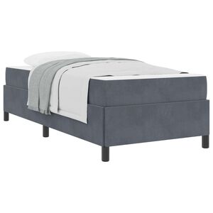 vidaXL Bettrahmen Dunkelgrau 80 x 200 cm Stoff