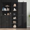 vidaXL Highboard Schwarz 45x41x185 cm Holzwerkstoff