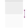 vidaXL Verdunkelungsrollo Wei&szlig; 150x210cm Stoffbreite 146,6cm Polyester