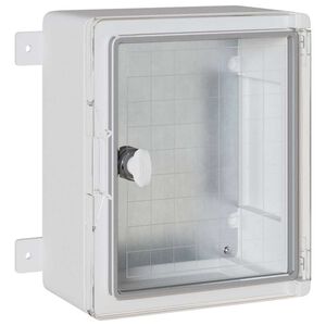 vidaXL Steuerungsschrank Grau 32 x 13 x 30 cm ABS Kunststoff