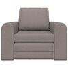 vidaXL Schlafsofa Taupe 98 x 71 x 83 cm Stoff