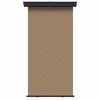 vidaXL Balkon Seitenmarkise 100% Polyester Eisen Stahl