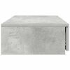 vidaXL Bettschubladen Beton Grau 100 x 36,5 x 16,5 cm Holzwerkstoff