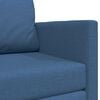 vidaXL Schlafsofa 110cm Blau Stoff