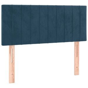 vidaXL Kopfteil Dunkelblau 80x5x78/88 cm Samt