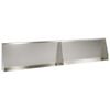 vidaXL St&uuml;tzmauer 2 stk. 100 x 12 x 40 cm Edelstahl Silber