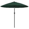 vidaXL Sonnenschirm mit Aluminium-Mast 250 cm Gr&uuml;n