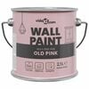 vidaXL Wandfarbe Rosa 2,5 L Wanddruck