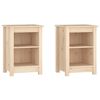 vidaXL Nachttische 2 Stk. 40x35x55 cm Massivholz Kiefer