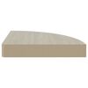 vidaXL Eck-Schweberegale 4 Stk. Eichen-Optik und Weiß 25x25x3,8 cm MDF