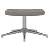 vidaXL Relaxsessel mit Hocker Taupe Stoff