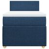 vidaXL Boxspringbett mit Matratze Blau 90x190 cm Stoff