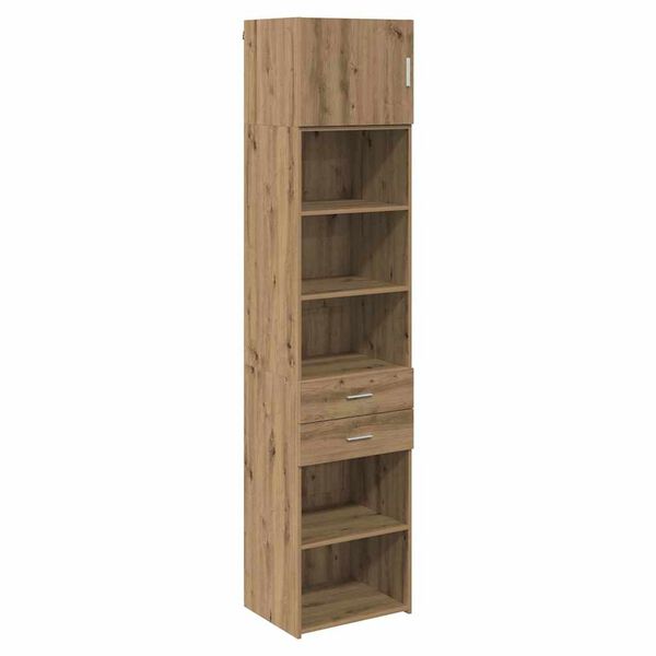 vidaXL Highboard Artisan-Eiche 50 x 42,5 x 225 cm Holzwerkstoff