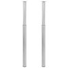 2 x Teleskopfu&szlig; St&uuml;tzfu&szlig; Tischbein Edelstahl 710mm-1100mm