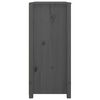 vidaXL Beistellschrank Grau 100x40x90 cm Massivholz Kiefer