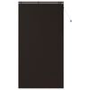 vidaXL Jalousie Dunkelbraun 130 x 250 cm 35 mm Massives Paulownia-Holz