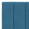 vidaXL Bettgestell ohne Matratze "Hanko" Blau 180x200 cm Samt