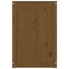 vidaXL Wäschetruhe Honigbraun 44x44x66 cm Massivholz Kiefer