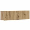 vidaXL TV-Wandschränke 3 Stk. Artisan-Eiche 100x30x30 cm Holzwerkstoff