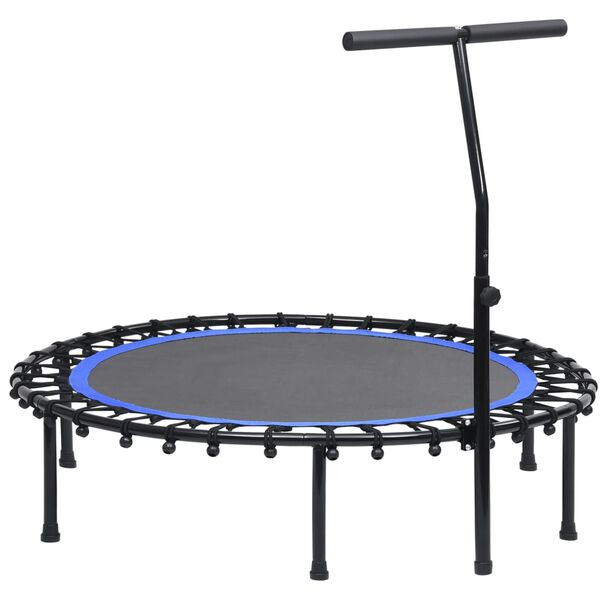 vidaXL Fitness Trampolin mit Griff und Sicherheitspolster 122 cm