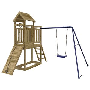 vidaXL Spielturm Impr&auml;gniertes Kiefernholz