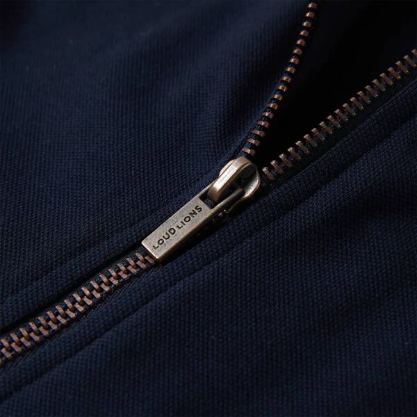 Kinder-Sweatshirt mit Rei&szlig;verschluss Marineblau 104