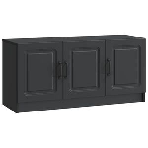 vidaXL TV-Schr&auml;nk Schwarz 99 x 34,5 x 47 cm Holzwerkstoff