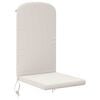 vidaXL Sonnen-Lounger Kissen GEMERT 100 % Polyester Wei&szlig;