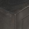 vidaXL Nachttisch Schwarz und Golden 40 x 30 x 50 cm Mango Massivholz