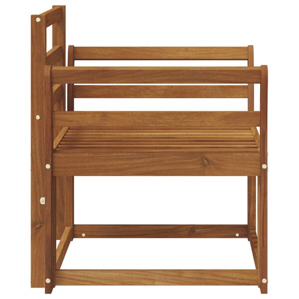 vidaXL Outdoor-Sofa Massivholz Akazie Natur