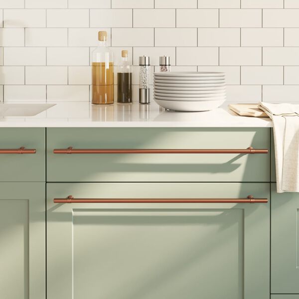 vidaXL M&ouml;belgriffe 10 Stk. Bronzen 480 mm Edelstahl