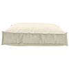 vidaXL Kissen Creme 70 x 70 x 12 cm Oxford-Stoff