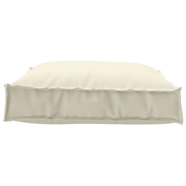 vidaXL Kissen Creme 70 x 70 x 12 cm Oxford-Stoff