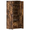 vidaXL Schuhschrank Ger&auml;ucherte Eiche 80 x 39 x 178 cm Holzwerkstoff