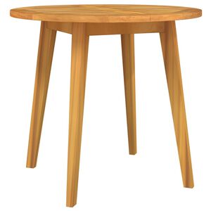 vidaXL Gartentisch &Oslash;85x75 cm Massivholz Akazie