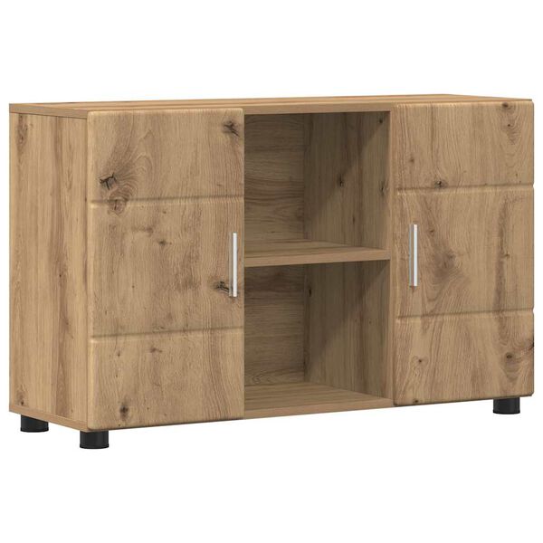 vidaXL Sideboard Artisan-Eiche 88,5 x 30,5 x 55,5 cm Holzwerkstoff
