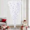 vidaXL K&uuml;nstlicher Weihnachtsbaum Wei&szlig; 240 cm PVC und Stahl