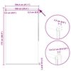 vidaXL Verdunkelungsrollo 104,4 x 175 cm, Stoffbreite 100 cm, Gebrochen Wei&szlig;