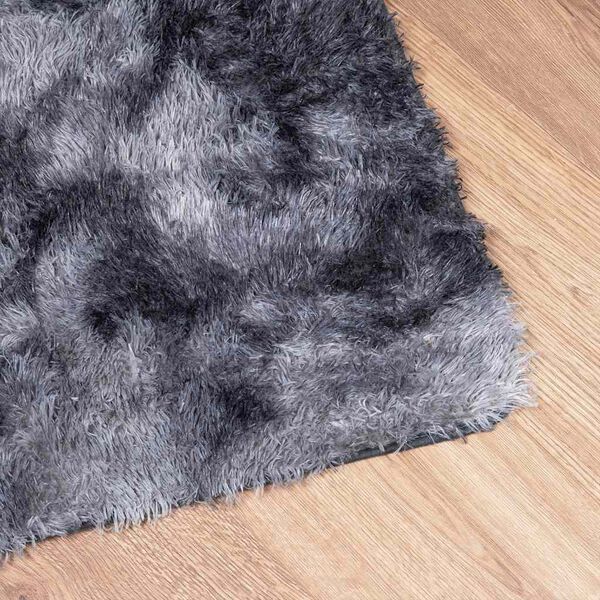 vidaXL Teppich Shaggy Hochflor NAVARRA Dunkelgrau 200x290 cm Polyester